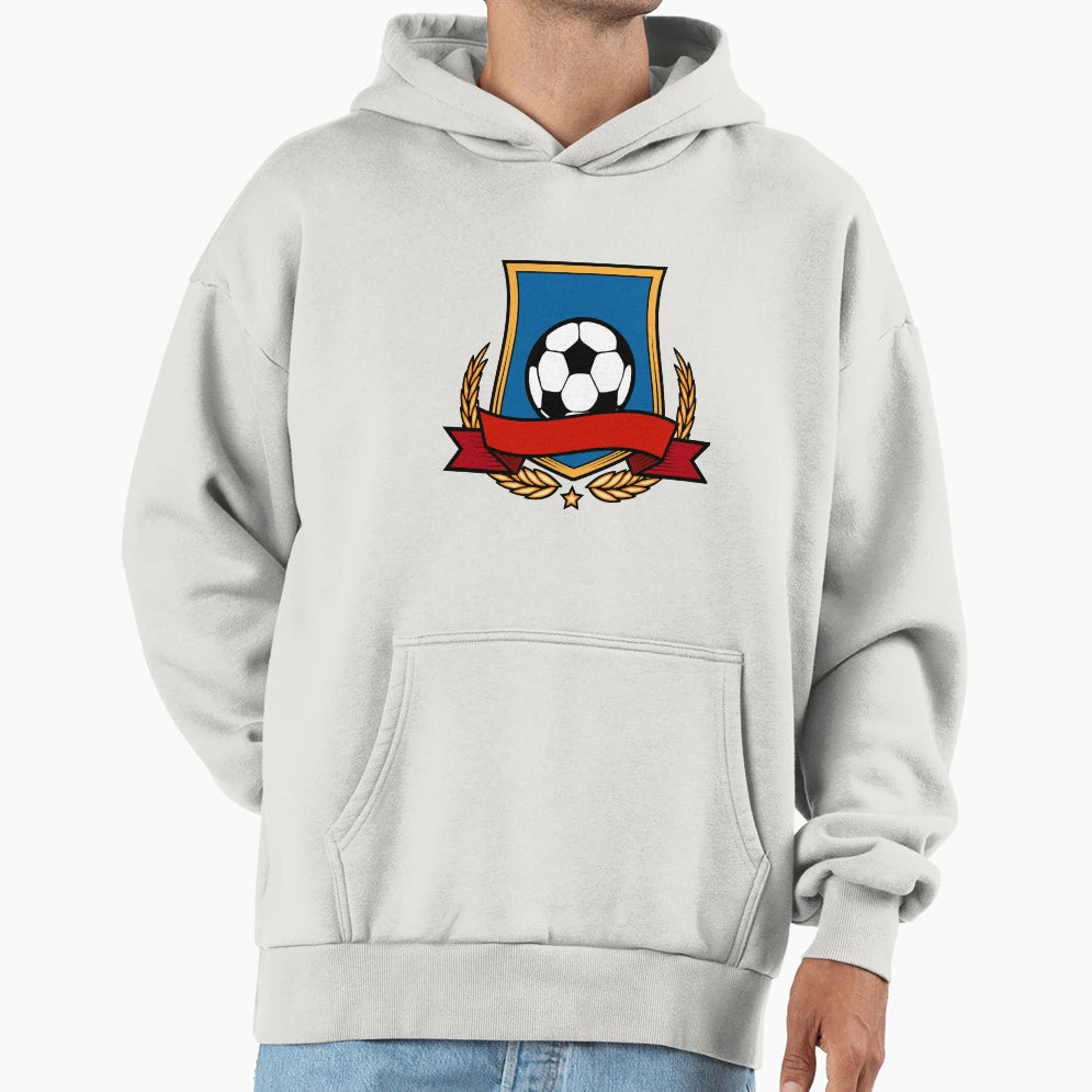 Football Club Emblem Hoodie - Novelty Apparel Men Women - T-Shirt, Sweatshirt, Hoodie