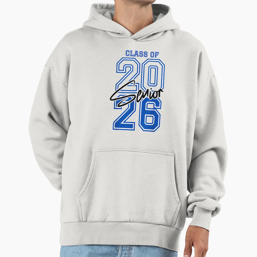 Class 2026 Senior 2026 School Hoodie - Streetwear Style for Adults - T-Shirt, Sweatshirt, Hoodie