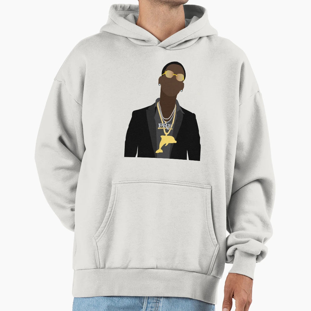 Minimal Young Dolph Hoodie - Novelty Apparel for Adults - T-Shirt, Sweatshirt, Hoodie