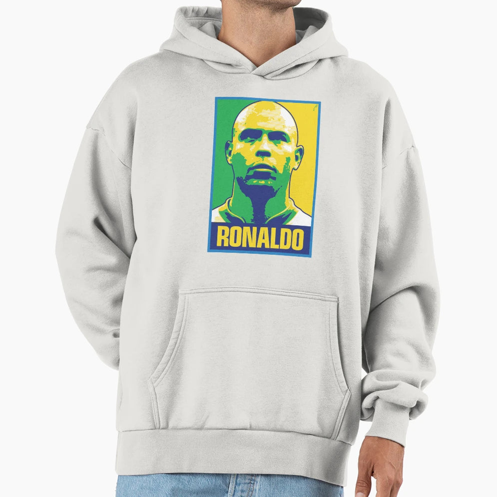 Ronaldo Brazil Hoodie - Streetwear Style for Adults - T-Shirt, Sweatshirt, Hoodie