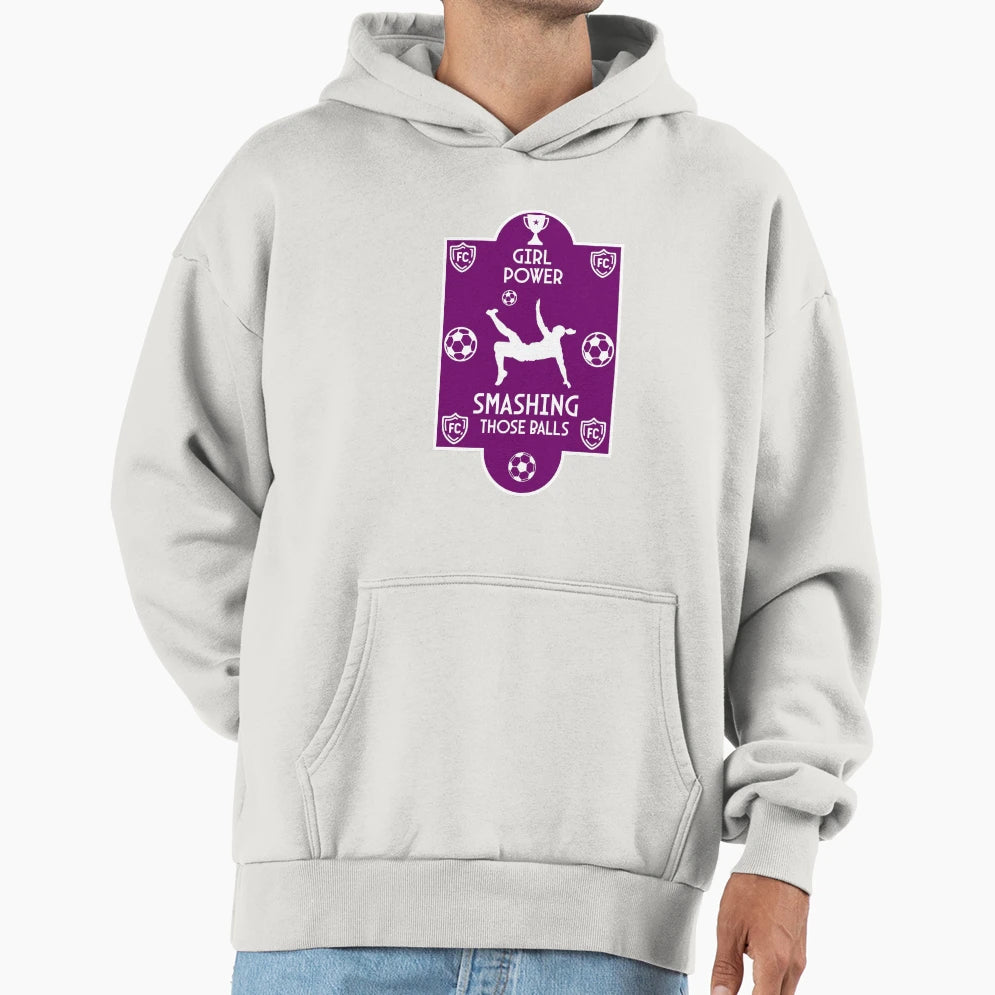 Womens Football Soccer Players Hoodie - Aesthetic Graphic Unisex - T-Shirt, Sweatshirt, Hoodie