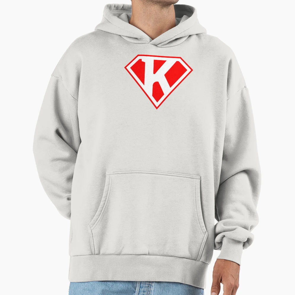 Letter K Vol 5 Z Super Letter Hoodie - Unique Graphic Unisex - T-Shirt, Sweatshirt, Hoodie