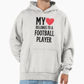 My Belongs To Football Player T-Shirt - Novelty Apparel for Adults - T-Shirt, Sweatshirt, Hoodie