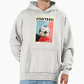 Bauhaus Football Soccer Ball Mid Century Hoodie - Unique Graphic Unisex - T-Shirt, Sweatshirt, Hoodie