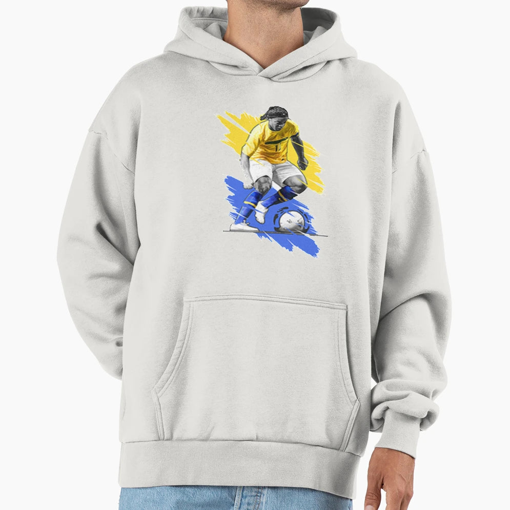Ronaldinho Hoodie - Aesthetic Graphic Unisex - T-Shirt, Sweatshirt, Hoodie