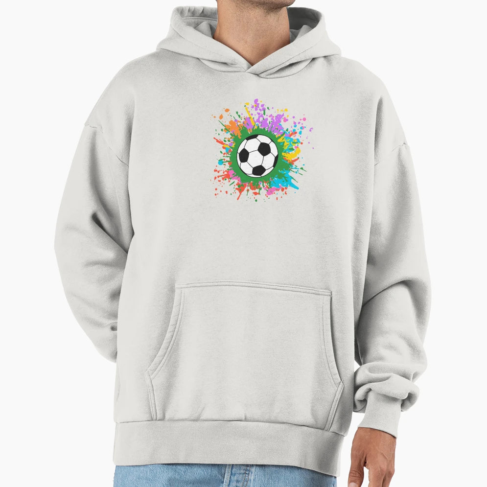 Funny Soccer Ball Coach Player Hoodie - Aesthetic Graphic for Adults - T-Shirt, Sweatshirt, Hoodie