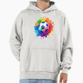 Soccer Ball Hoodie - Casual Everyday Wear Men Women - T-Shirt, Sweatshirt, Hoodie