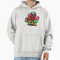 Valentines Day Heart Quarterback Hoodie - Aesthetic Graphic for Adults - T-Shirt, Sweatshirt, Hoodie