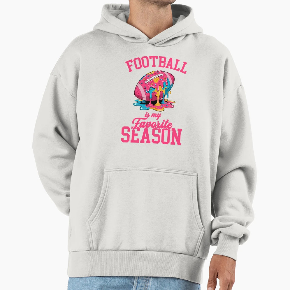 Colorful Drippy Football Season T-Shirt - Fun Novelty Design Unisex - T-Shirt, Sweatshirt, Hoodie