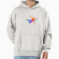 Football Football Player Painted Hoodie - Minimalist Print for Adults - T-Shirt, Sweatshirt, Hoodie