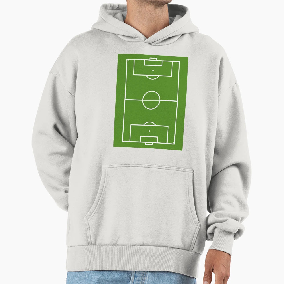 Football Field Soccer Field Hoodie - Custom Art Print Unisex - T-Shirt, Sweatshirt, Hoodie