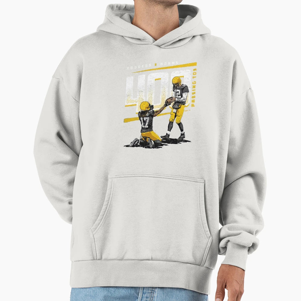 Rodgers And Adams 400 Passing Tos Green T-Shirt - Unique Graphic Unisex - T-Shirt, Sweatshirt, Hoodie