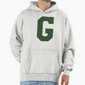 Alphabet Green G Sports Letter G Hoodie - Fun Novelty Design Men Women - T-Shirt, Sweatshirt, Hoodie