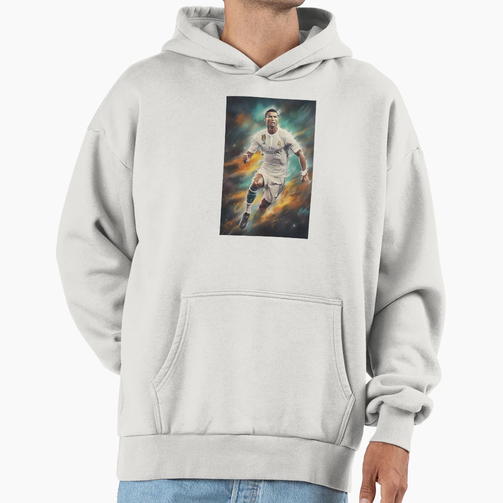 Cristiano Ronaldo Star Hoodie - Minimalist Print Men Women - T-Shirt, Sweatshirt, Hoodie