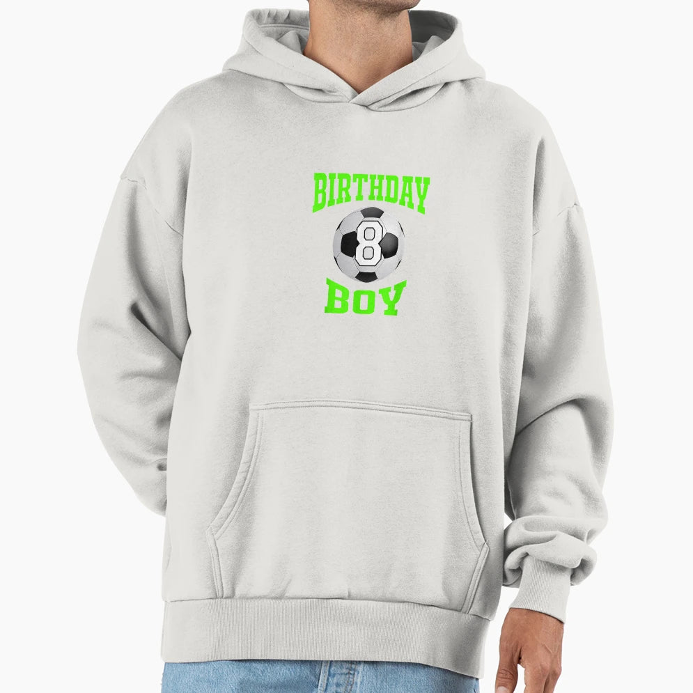 8 Th Birthday Soccer T 8 Years Old T-Shirt - Minimalist Print Men Women - T-Shirt, Sweatshirt, Hoodie