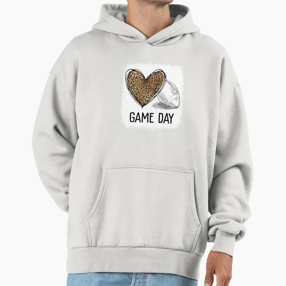 Game Day Football Sports Player Gamer Hoodie - Aesthetic Graphic for Adults - T-Shirt, Sweatshirt, Hoodie