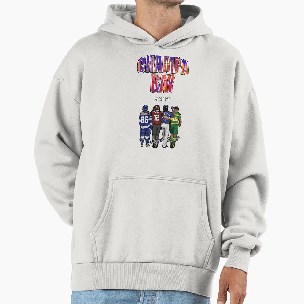 Champa Bay Hoodie - Trendy Graphic Men Women - T-Shirt, Sweatshirt, Hoodie