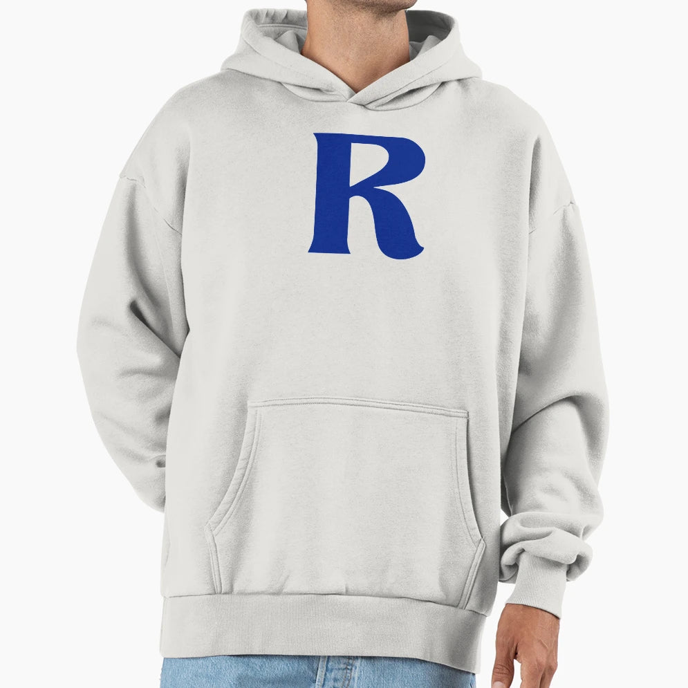 Letter R Hoodie - Minimalist Print Men Women - T-Shirt, Sweatshirt, Hoodie