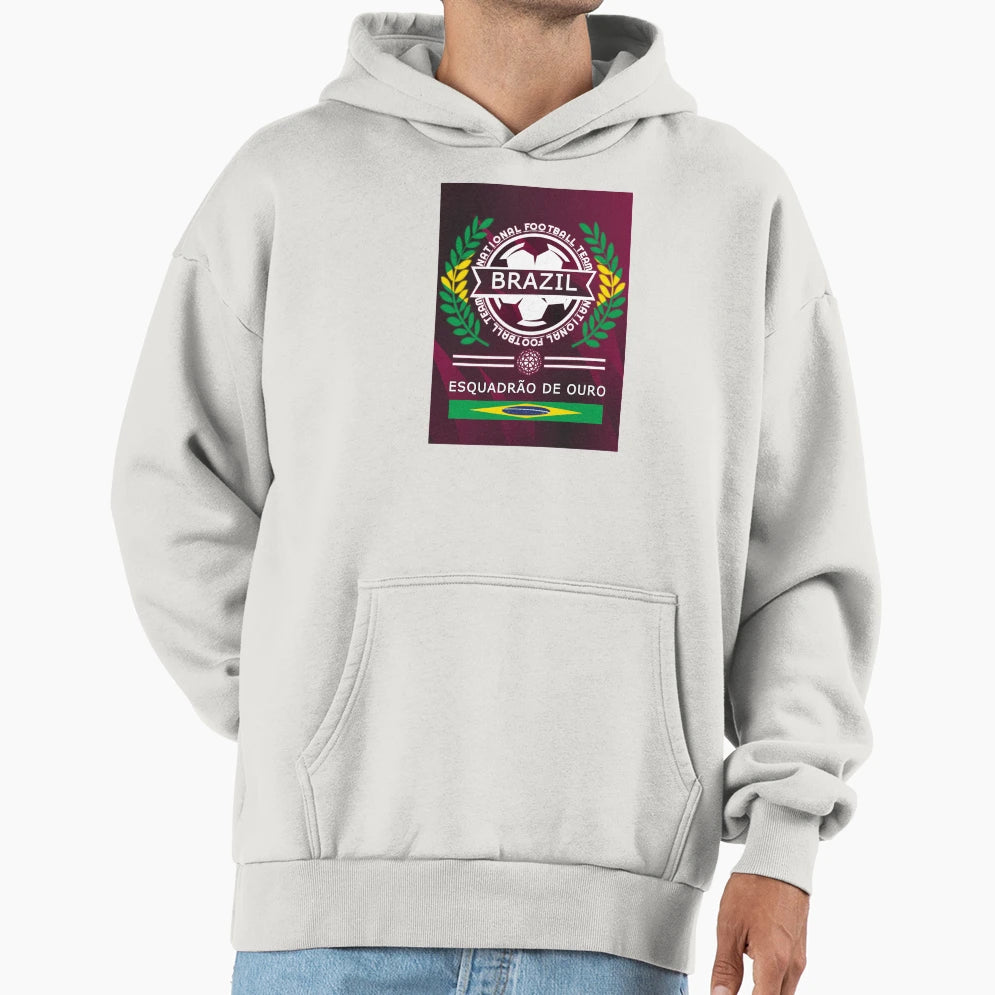 Brazil New Football Supporters And Soccer Hoodie - Unique Graphic Unisex - T-Shirt, Sweatshirt, Hoodie