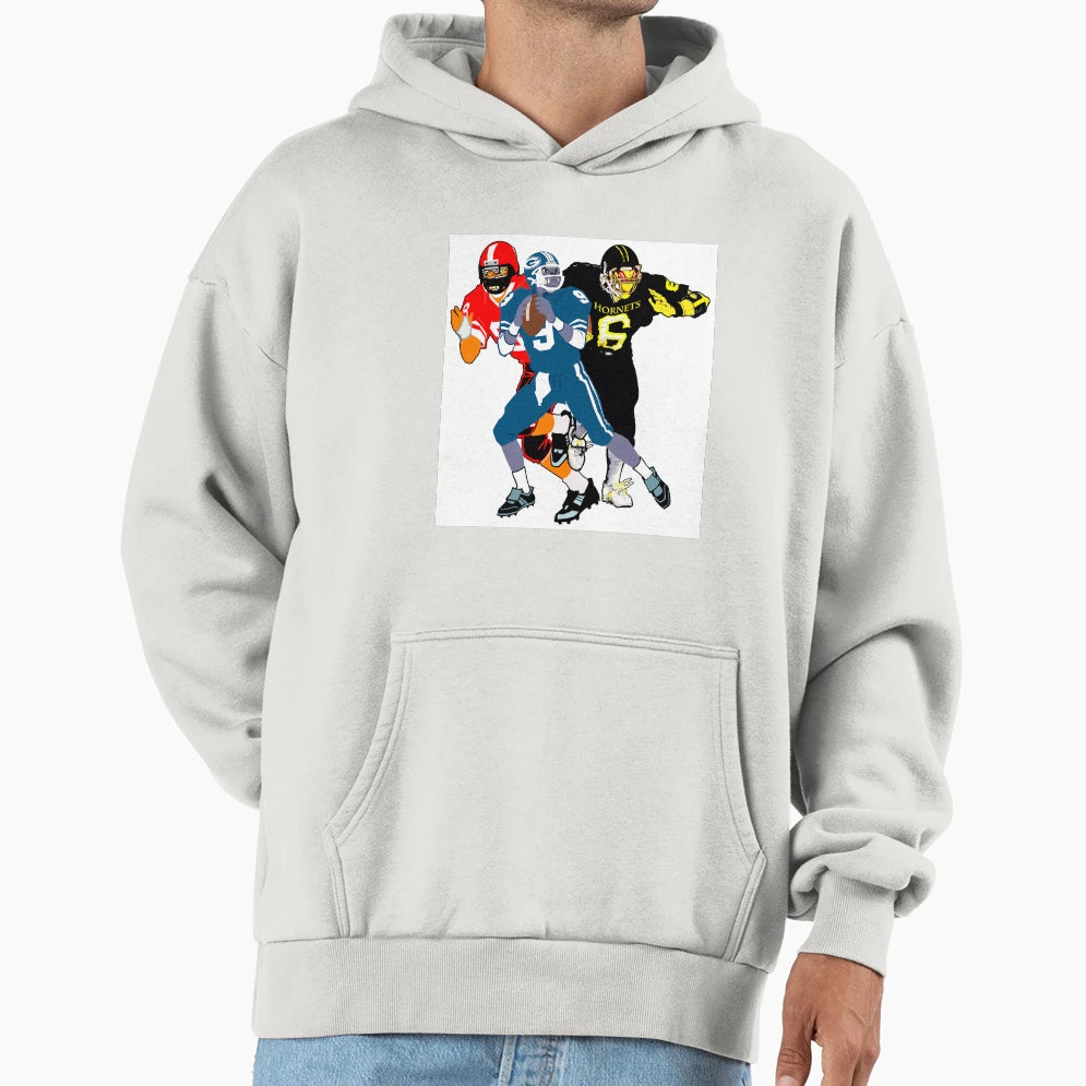 Greenwood Democrat Football Preview Hoodie - Unique Graphic for Adults - T-Shirt, Sweatshirt, Hoodie