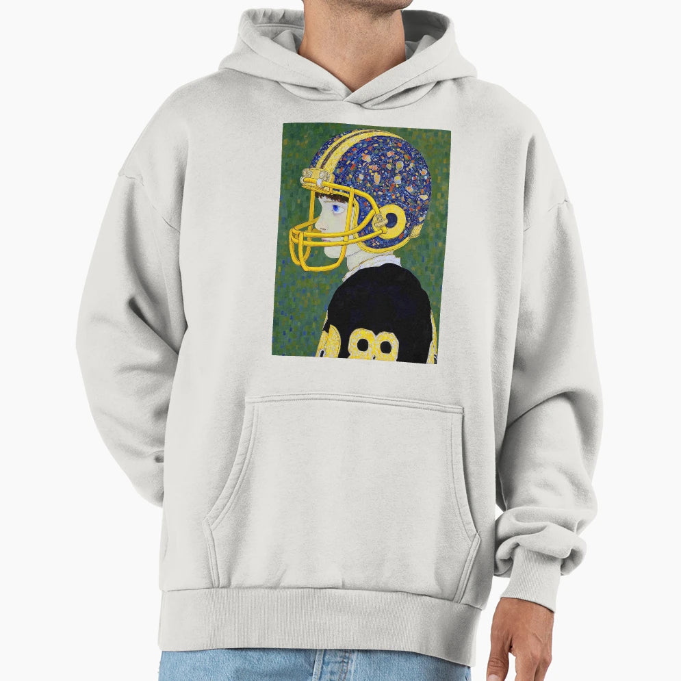 Mosaic Football Helmet Hoodie - Casual Everyday Wear for Adults - T-Shirt, Sweatshirt, Hoodie