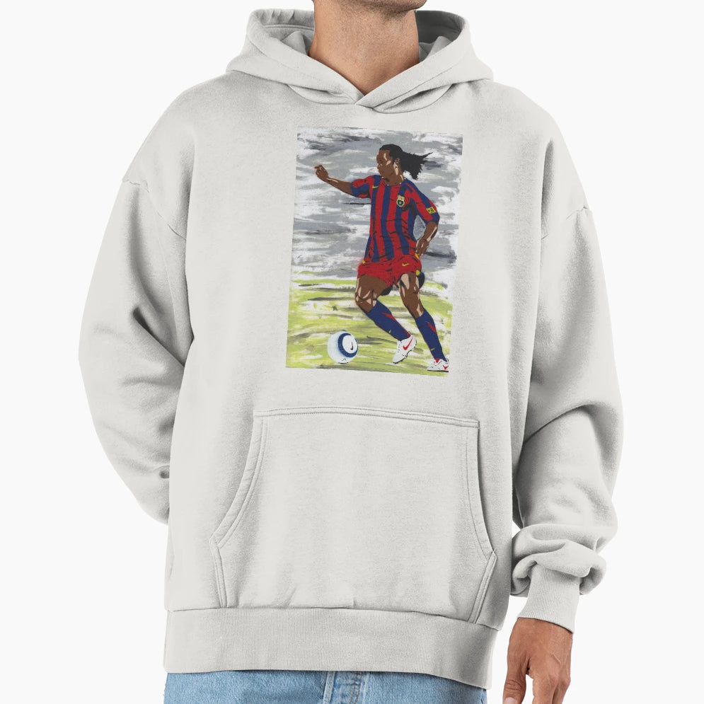 Ronaldinho 10 Hoodie - Trendy Graphic for Adults - T-Shirt, Sweatshirt, Hoodie