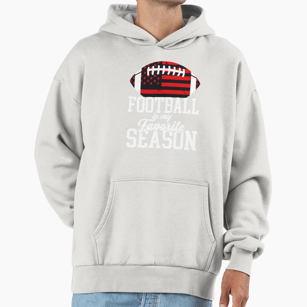 Patriotic Football Season T-Shirt - Casual Everyday Wear Men Women - T-Shirt, Sweatshirt, Hoodie