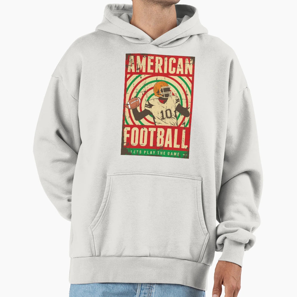 American Football Player Hoodie - Casual Everyday Wear Unisex - T-Shirt, Sweatshirt, Hoodie