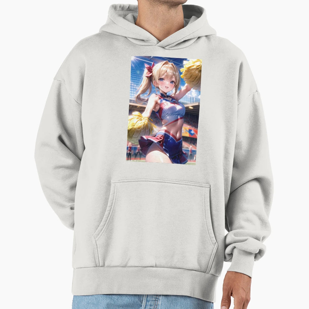 Copy Cheerleader Anime Stadium Hoodie - Streetwear Style Men Women - T-Shirt, Sweatshirt, Hoodie