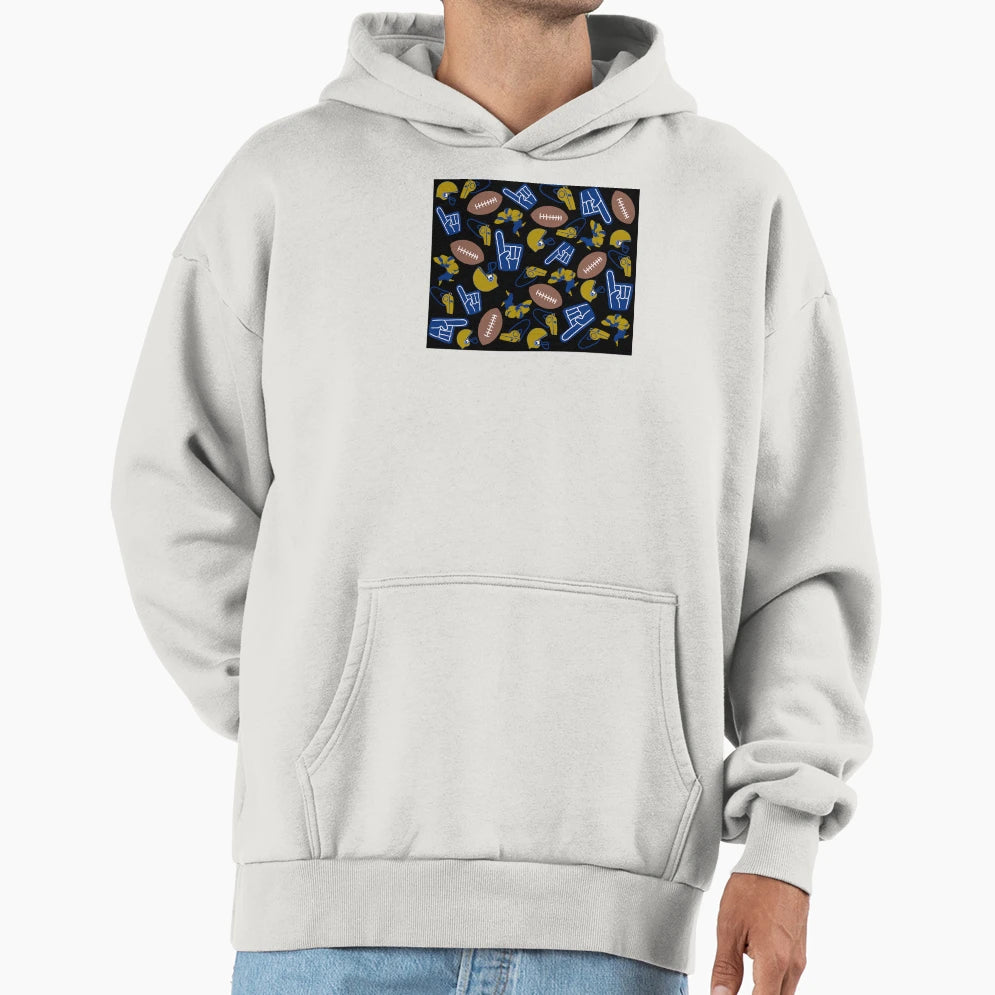 Football Hoodie - Trendy Graphic Men Women - T-Shirt, Sweatshirt, Hoodie