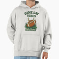 American Football Game Day Vibes Hoodie - Trendy Graphic Men Women - T-Shirt, Sweatshirt, Hoodie