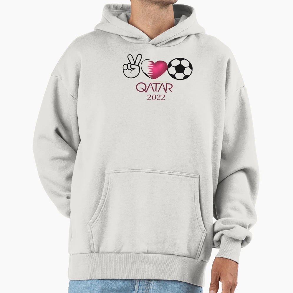 Soccer Qatar 2022 Hoodie - Trendy Graphic Men Women - T-Shirt, Sweatshirt, Hoodie