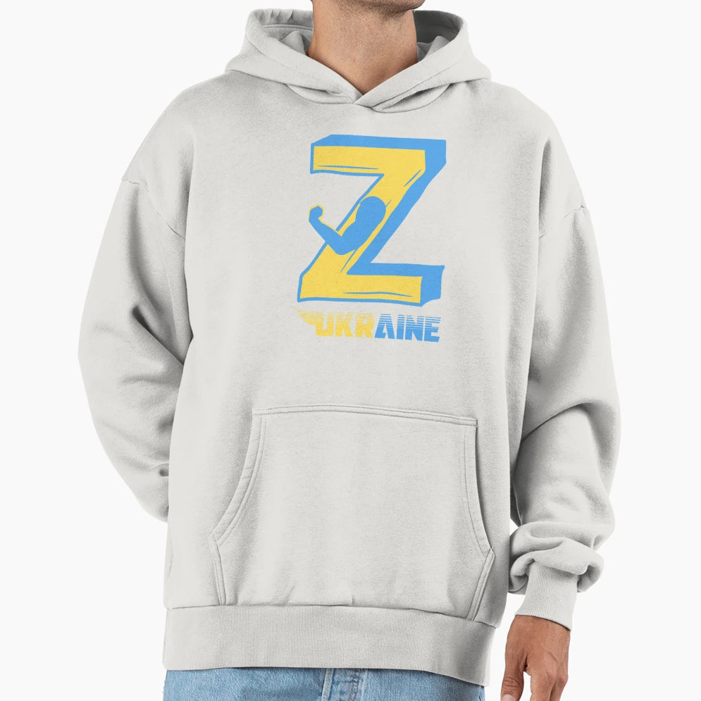 Z Zelensky Support Hoodie - Trendy Graphic Unisex - T-Shirt, Sweatshirt, Hoodie