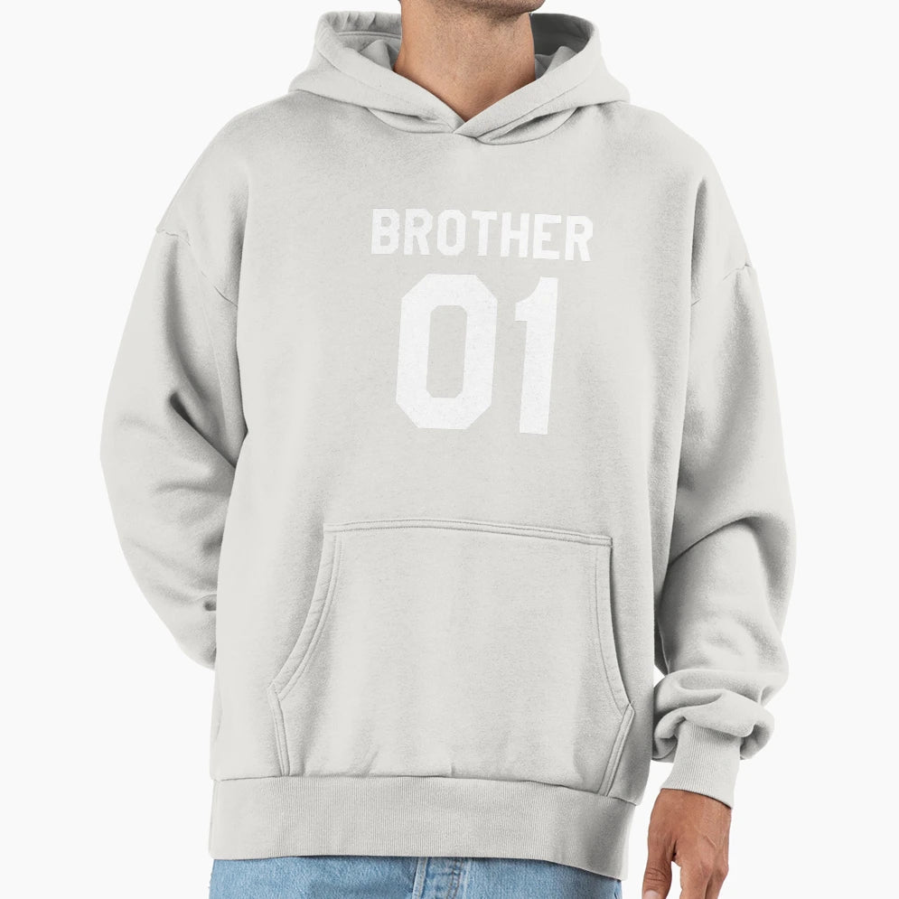 Brother 01 Brother Number One Hoodie - Graphic Print Unisex - T-Shirt, Sweatshirt, Hoodie