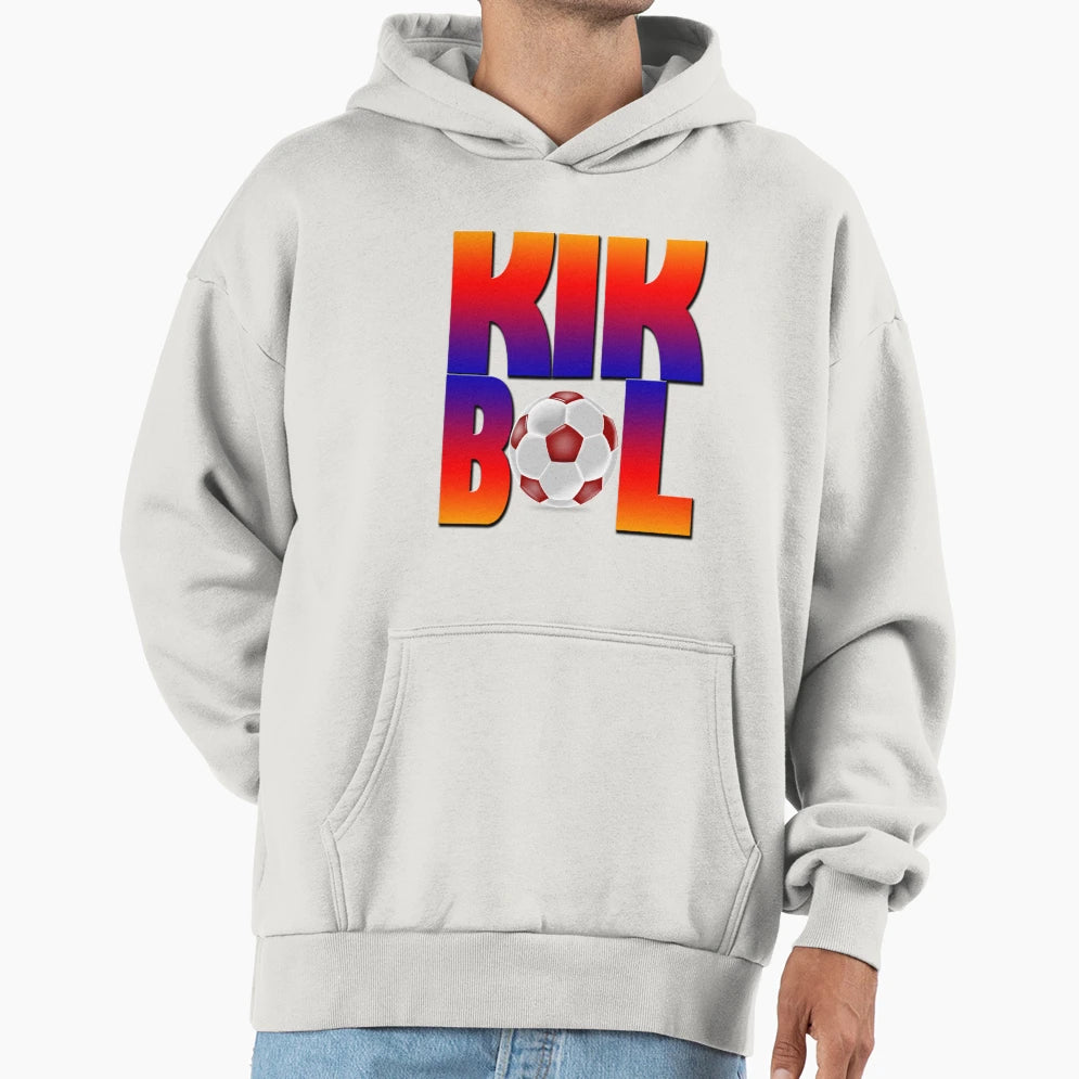 Kick Bol Hoodie - Fun Novelty Design for Adults - T-Shirt, Sweatshirt, Hoodie