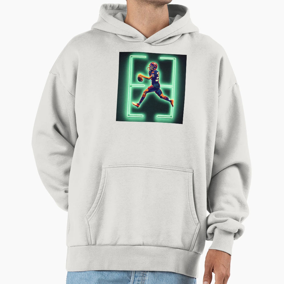 Football Player Hoodie - Casual Everyday Wear Unisex - T-Shirt, Sweatshirt, Hoodie
