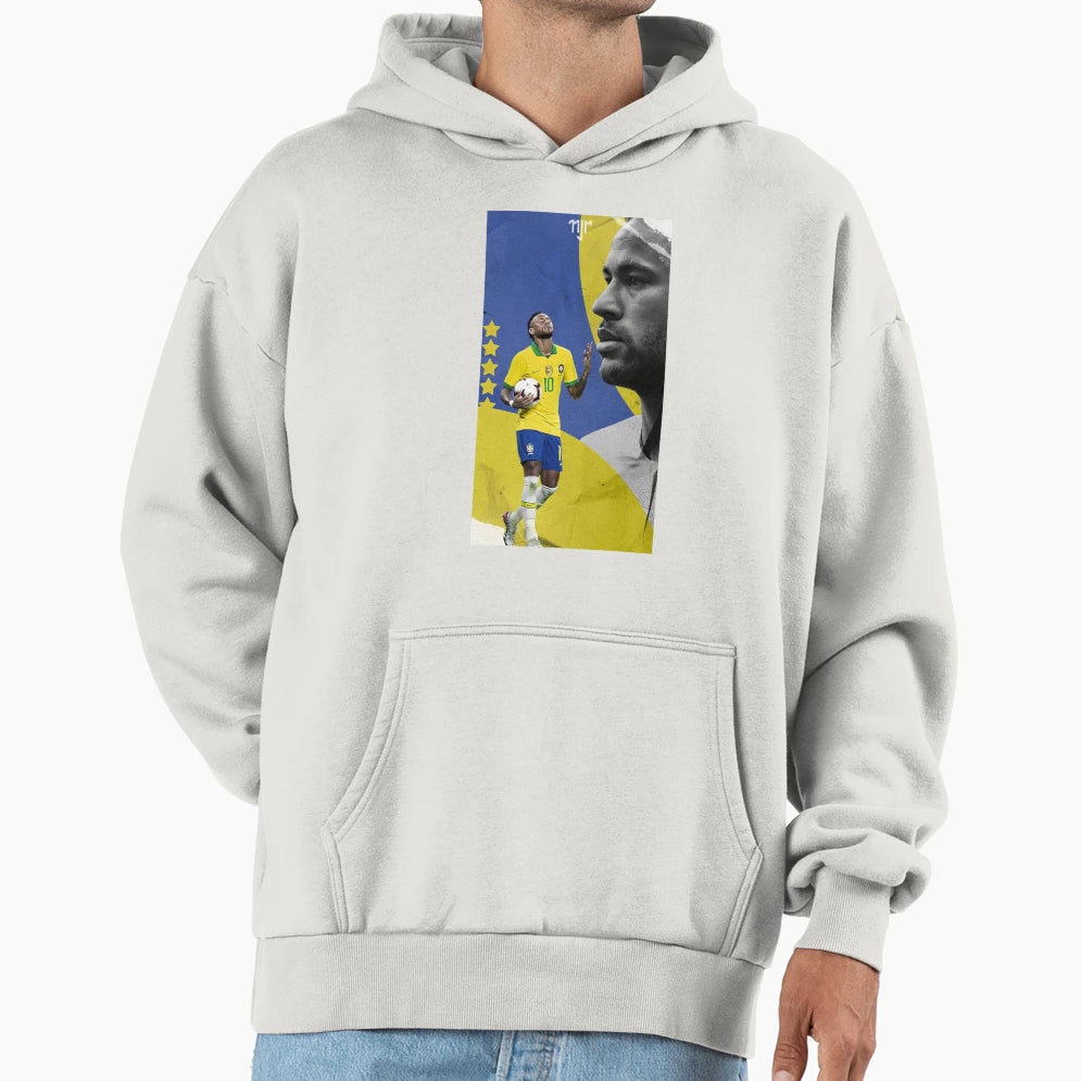 Neymar Jr Emotional Brazil Victory Hoodie - Aesthetic Graphic Men Women - T-Shirt, Sweatshirt, Hoodie