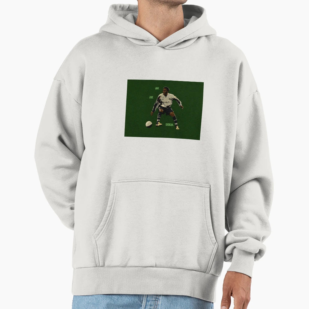 Jay Jay Okocha Hoodie - Aesthetic Graphic Unisex - T-Shirt, Sweatshirt, Hoodie