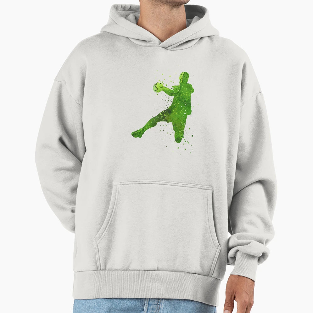 Male Handball Hoodie - Aesthetic Graphic for Adults - T-Shirt, Sweatshirt, Hoodie