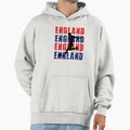 England Soccer Hoodie - Trendy Graphic Men Women - T-Shirt, Sweatshirt, Hoodie