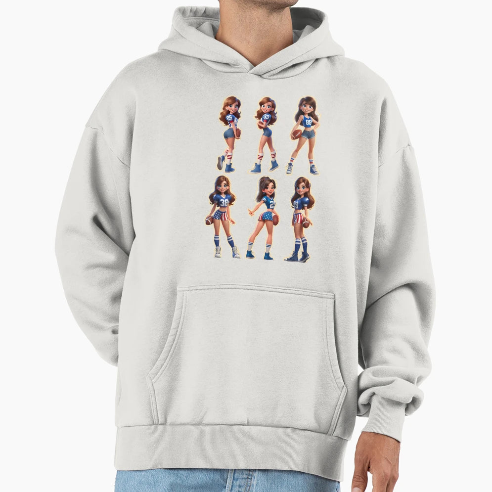 Cheerleading Uniforms Cheerleader Hoodie - Trendy Graphic Men Women - T-Shirt, Sweatshirt, Hoodie