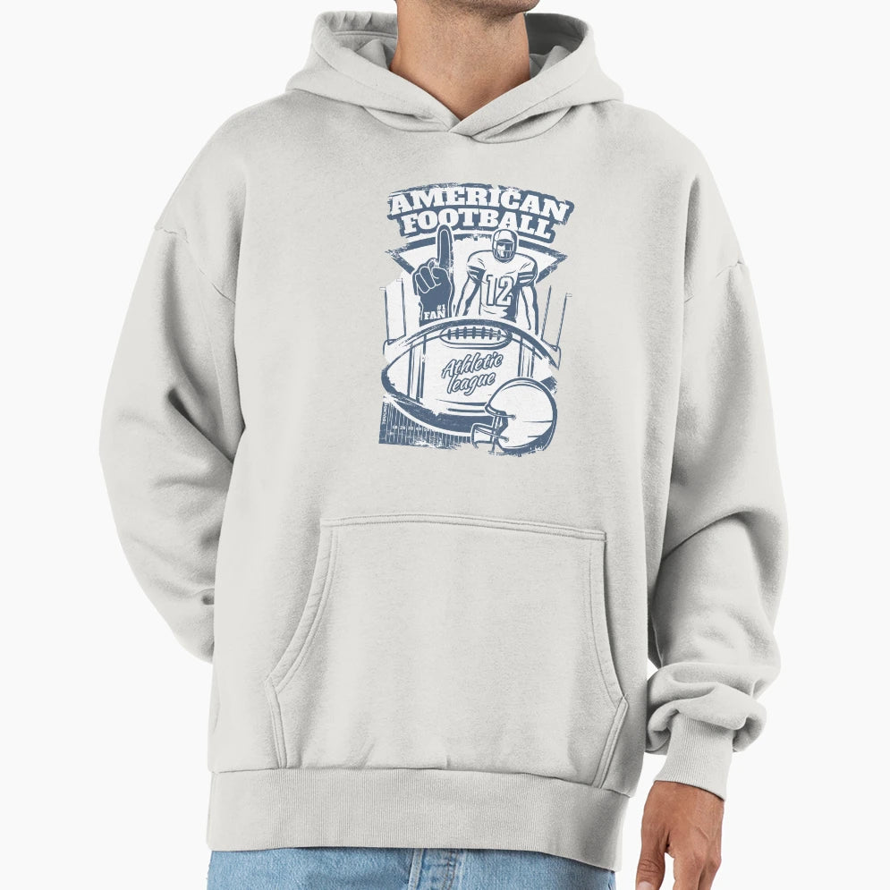 American Football Athletic League Fan Hoodie - Unique Graphic for Adults - T-Shirt, Sweatshirt, Hoodie