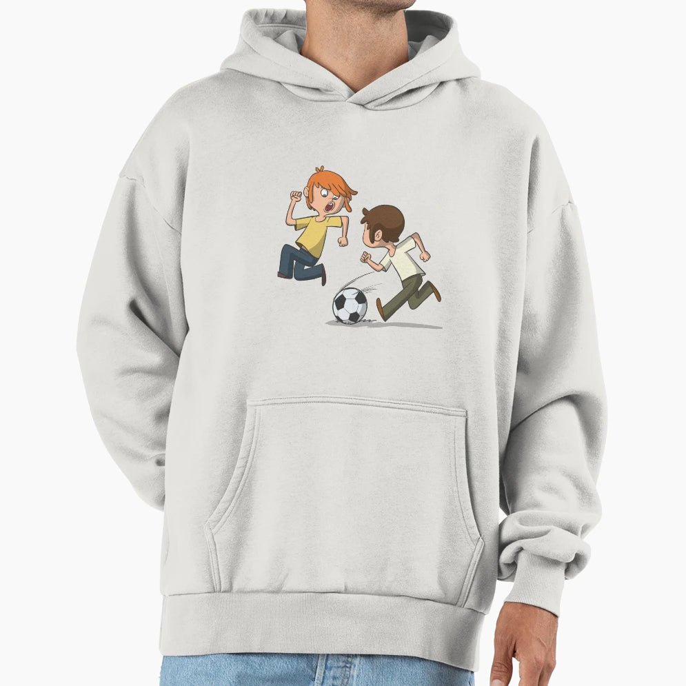 Football Soccer Hoodie - Fun Novelty Design Men Women - T-Shirt, Sweatshirt, Hoodie