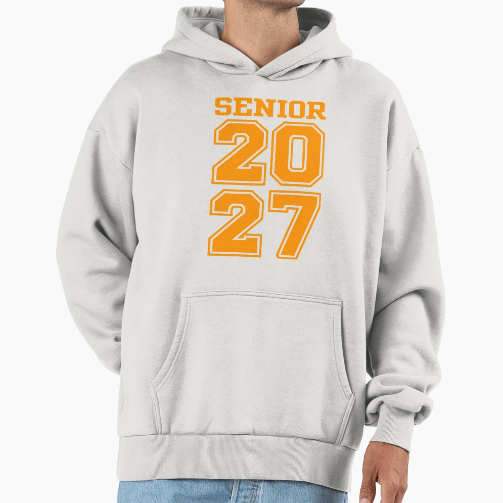 Back To School Class 2027 Seniors Hoodie - Casual Everyday Wear for Adults - T-Shirt, Sweatshirt, Hoodie