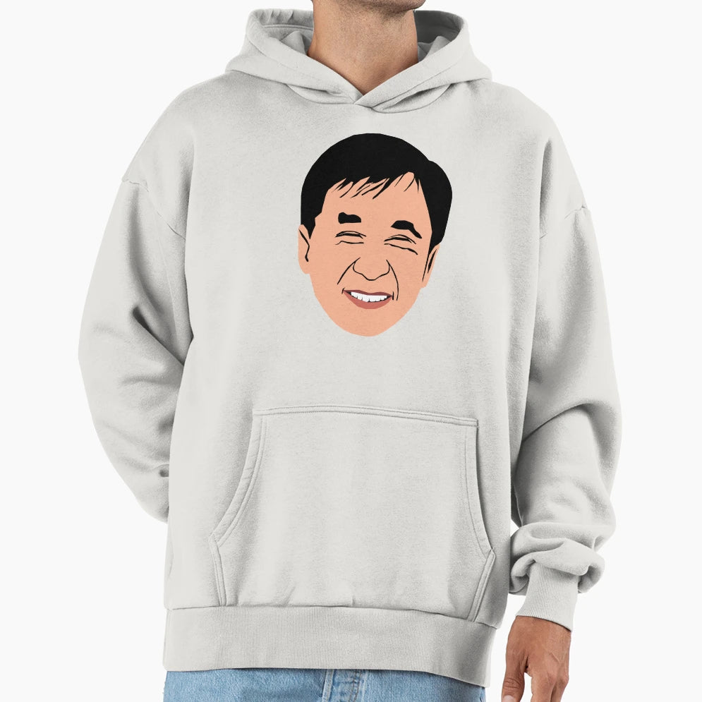 Jackie Chan Illustration Hoodie - Unique Graphic Unisex - T-Shirt, Sweatshirt, Hoodie