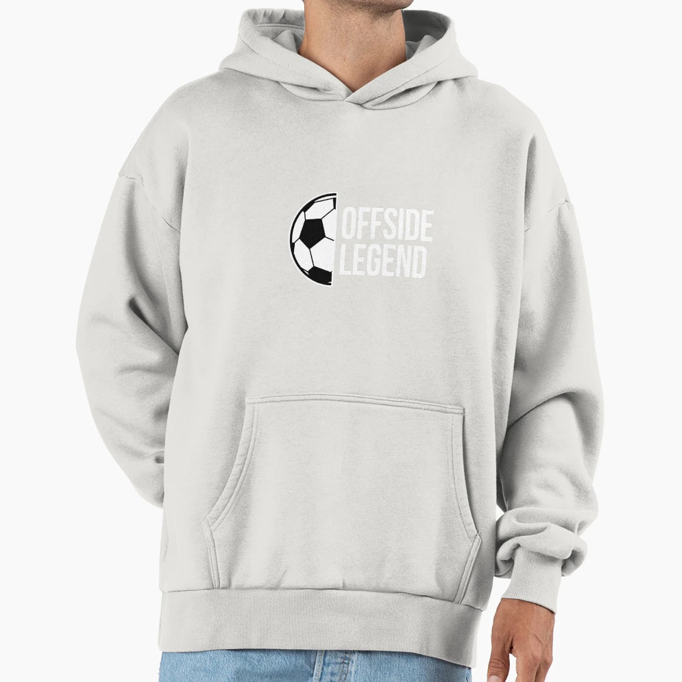 Offside Legend Football Goal Striker Fan Hoodie - Novelty Apparel Unisex - T-Shirt, Sweatshirt, Hoodie