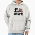 1St Year Down Football Milestone Hoodie - Casual Everyday Wear for Adults - T-Shirt, Sweatshirt, Hoodie