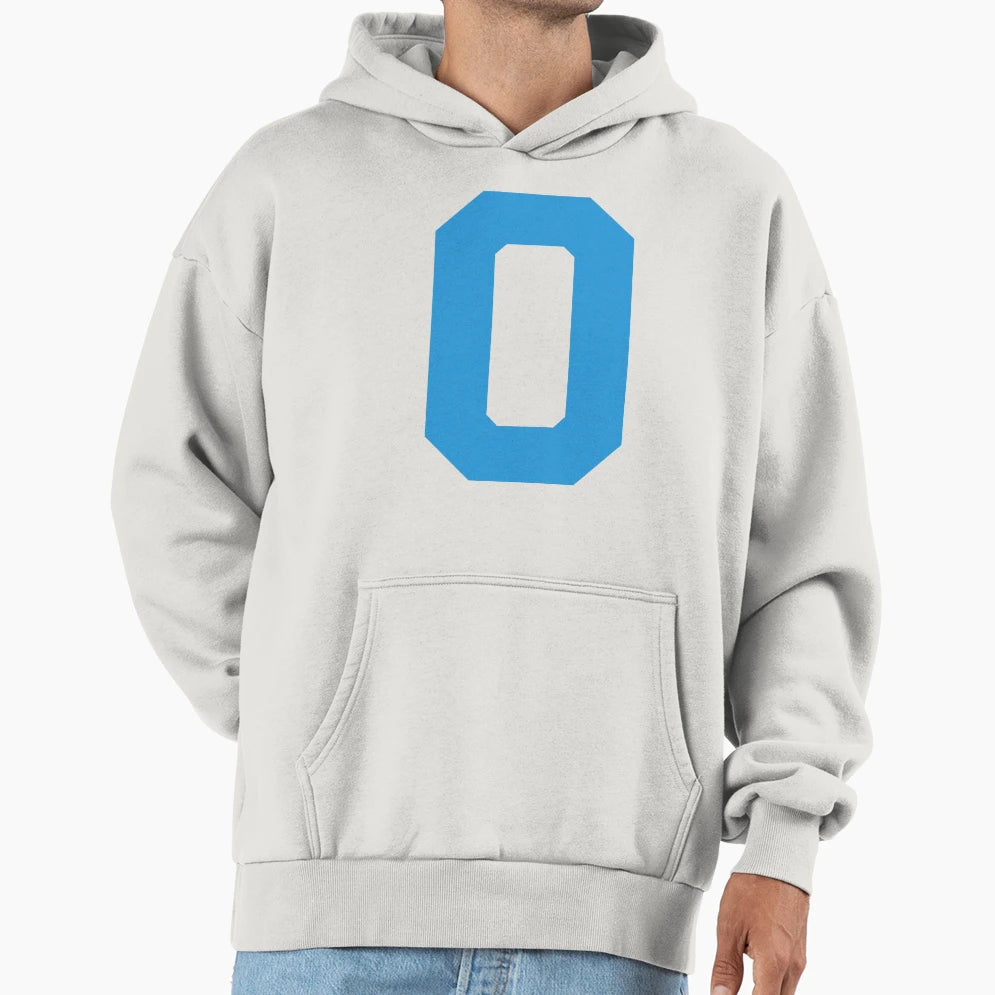 Number 0 Blue Zero Sports Number 0 Hoodie - Casual Everyday Wear Unisex - T-Shirt, Sweatshirt, Hoodie