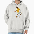 Footballer Kicking Off Football Hoodie - Casual Everyday Wear Men Women - T-Shirt, Sweatshirt, Hoodie