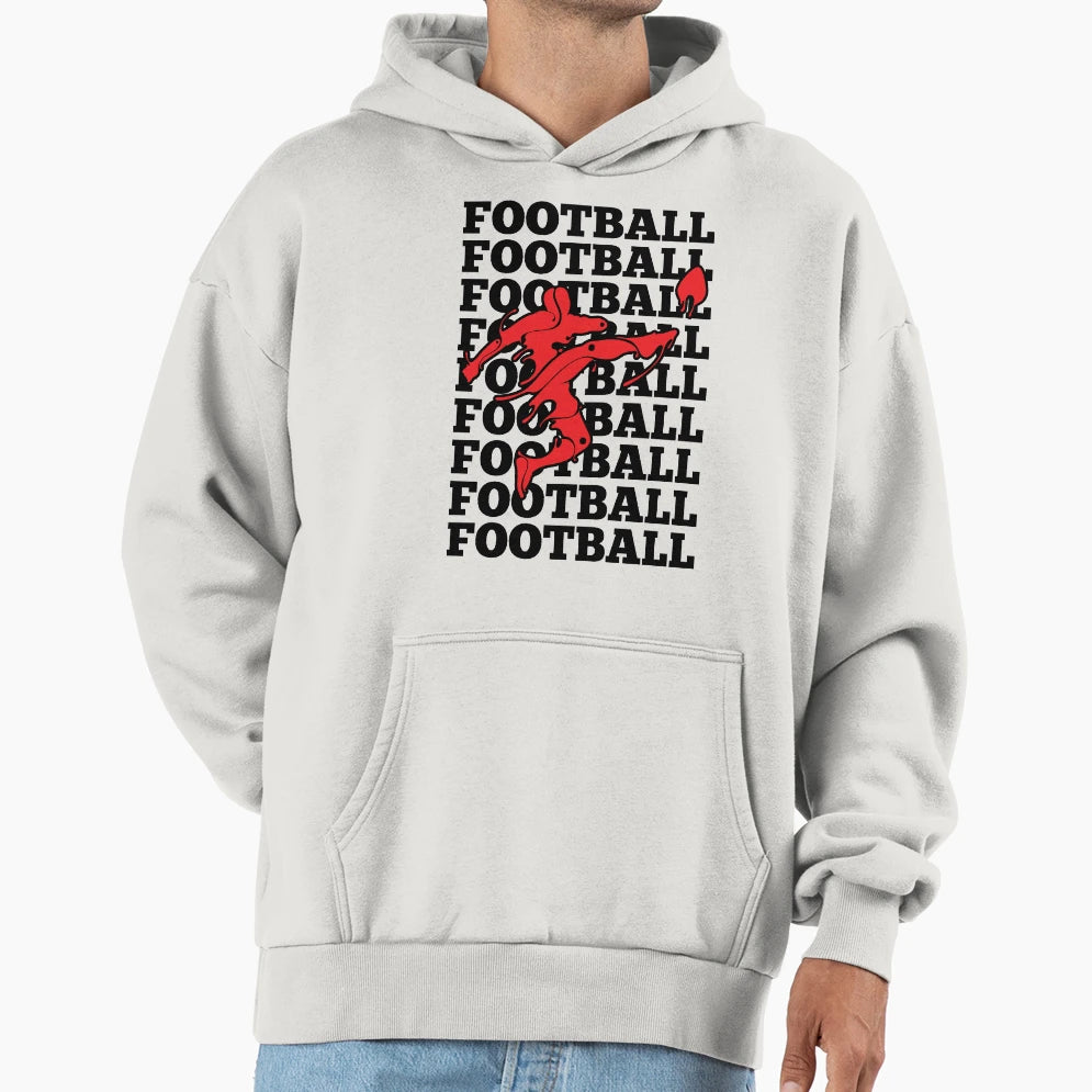 American Football Game Day Hoodie - Trendy Graphic Men Women - T-Shirt, Sweatshirt, Hoodie